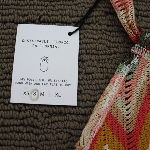 NWT Skatie Halter Crochet Mini Dress in Fleetwood Small - Picture 10 of 10